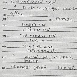 Eastern questionnaire, answ...