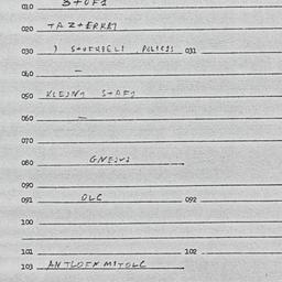 Eastern questionnaire, answ...