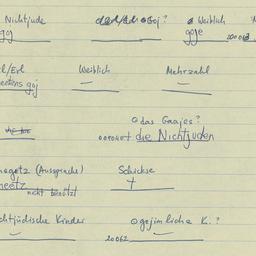 Western questionnaire, answ...