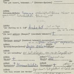 Western questionnaire, answ...