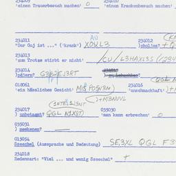 Western questionnaire, answ...