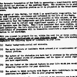 Letter from Ralph J. Bunche...