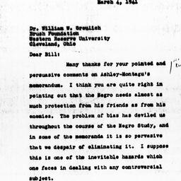 Letter from Charles Dollard...