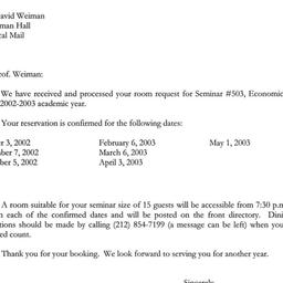 Correspondence, 2003-07-10....