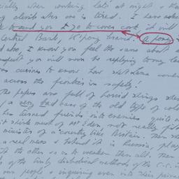 Letter to Tharchin about se...