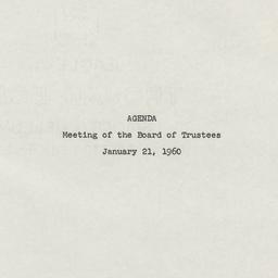 Meeting of the Board of Tru...