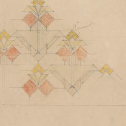 Tile frieze design details