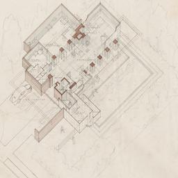Isometric first floor view
