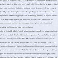 Reflections on Rita Brock&#...