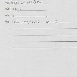 Eastern questionnaire, answ...