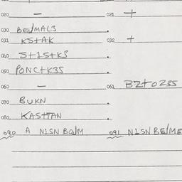 Eastern questionnaire, answ...