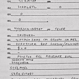 Eastern questionnaire, answ...