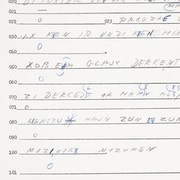 Eastern questionnaire, answ...