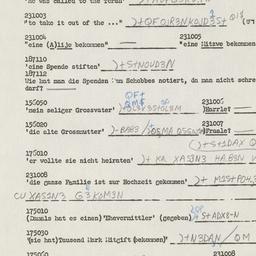 Western questionnaire, answ...