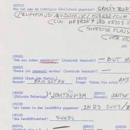 Western questionnaire, answ...