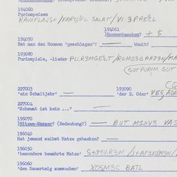 Western questionnaire, answ...