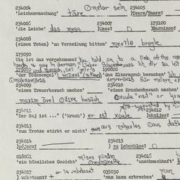Western questionnaire, answ...