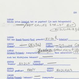 Western questionnaire, answ...