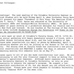 Announcements, 2001-04-06. ...