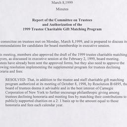 Committee on Trustee Meetings