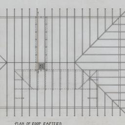 Roof rafter plan