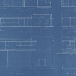 Apartment plan, sections, e...