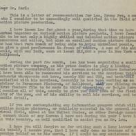 Ted Conant To Dr. Karl Hong Ki
