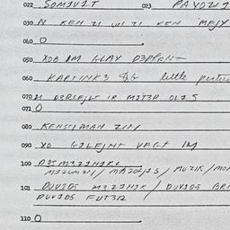 Eastern questionnaire, answ...