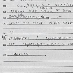 Eastern questionnaire, answ...
