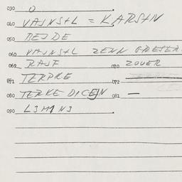 Eastern questionnaire, answ...