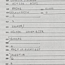 Eastern questionnaire, answ...