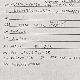 Eastern questionnaire, answ...