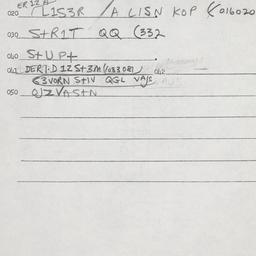 Eastern questionnaire, answ...