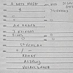 Eastern questionnaire, answ...