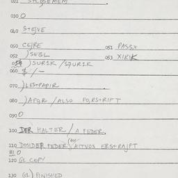 Eastern questionnaire, answ...