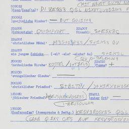 Western questionnaire, answ...