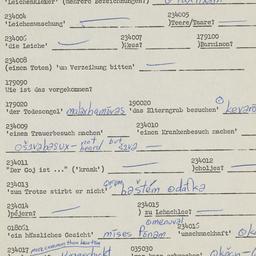 Western questionnaire, answ...
