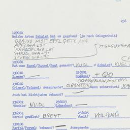 Western questionnaire, answ...