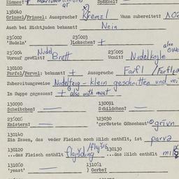 Western questionnaire, answ...
