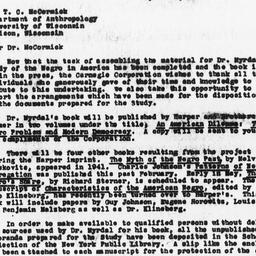 Letter from Frederick P. Ke...
