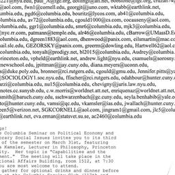 Announcements, 2005-03-31. ...