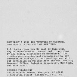 Reminiscences of George A. ...