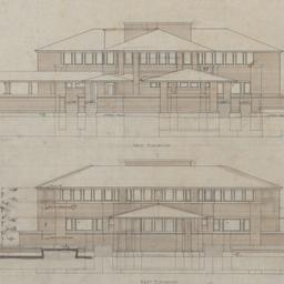 Working drawing #5: West, e...