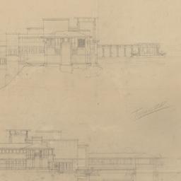 North, south elevations