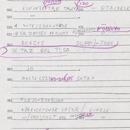 Eastern questionnaire, answ...