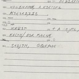 Eastern questionnaire, answ...