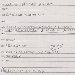 Eastern questionnaire, answ...