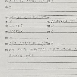 Eastern questionnaire, answ...