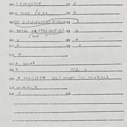 Eastern questionnaire, answ...