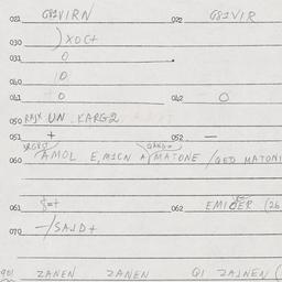 Eastern questionnaire, answ...